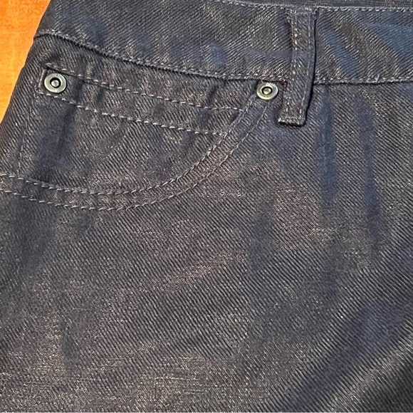J. Jill Deep‎ Blue 100% Linen Skirt | Size 16 | Classic Denim Look - Picture 7 of 7